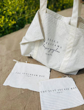 Load image into Gallery viewer, “THE SUNCREAM BAG” organic cotton accessory bag
