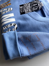 Load image into Gallery viewer, PERSONALISED mixed colour  “MAMGU” “MAM” sweater with Personalised sleeve.
