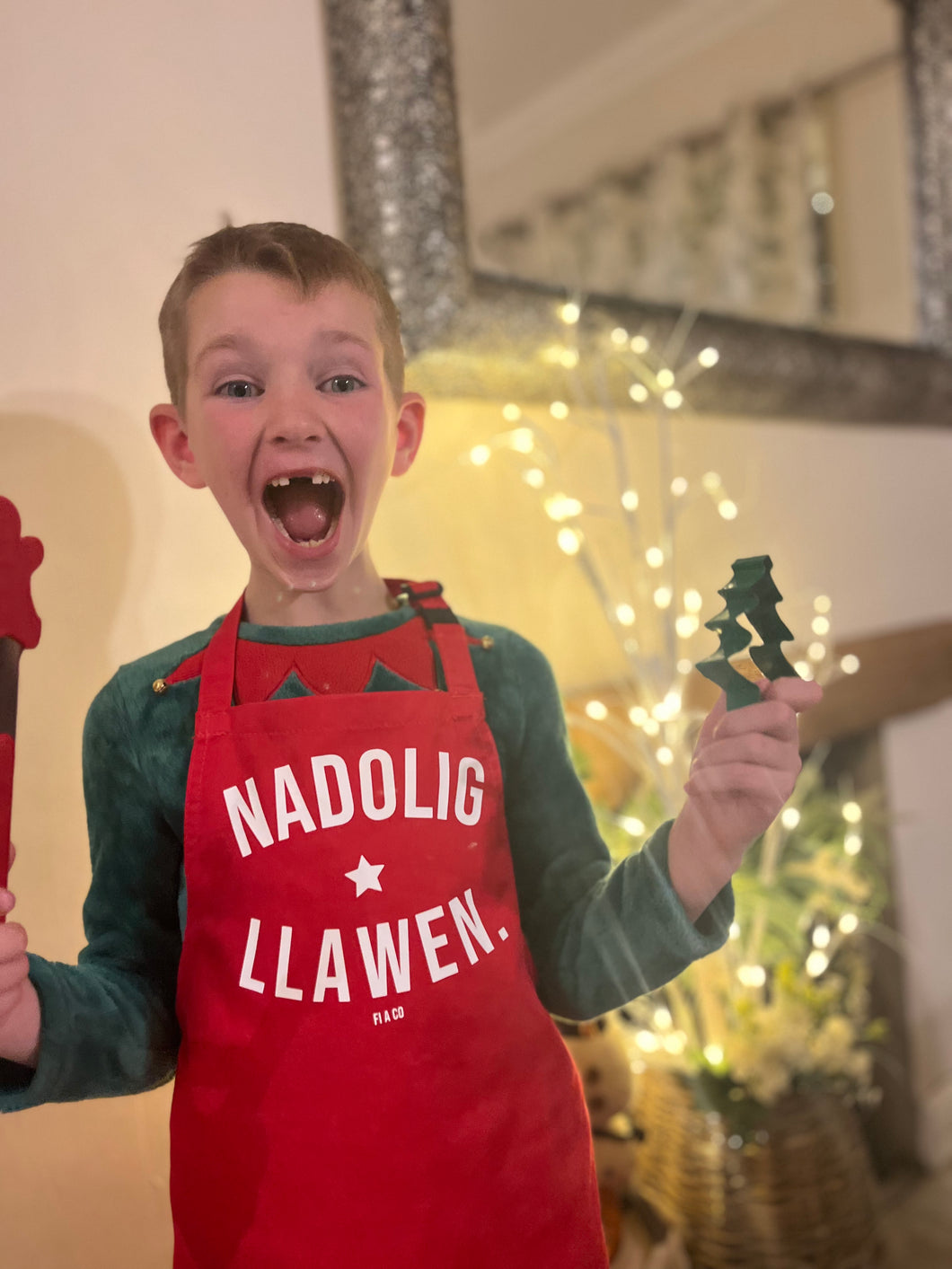 Nadolig Llawen apron