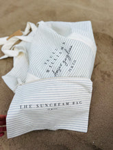 Load image into Gallery viewer, “THE SUNCREAM BAG” organic cotton accessory bag
