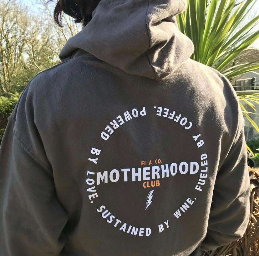 Charcoal “MOTHERHOOD CLUB” Hoods