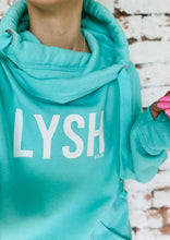 Load image into Gallery viewer, “Lysh” crossover neck hoodie
