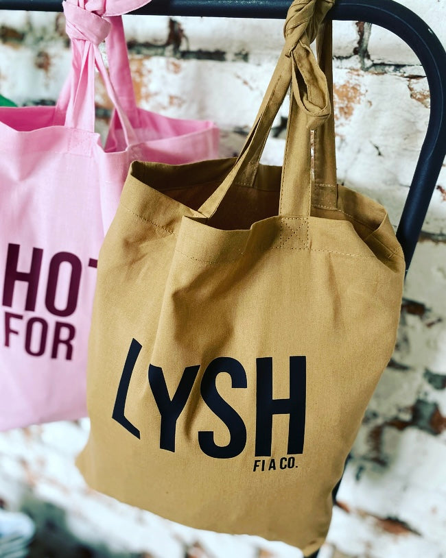 “LYSH” bag