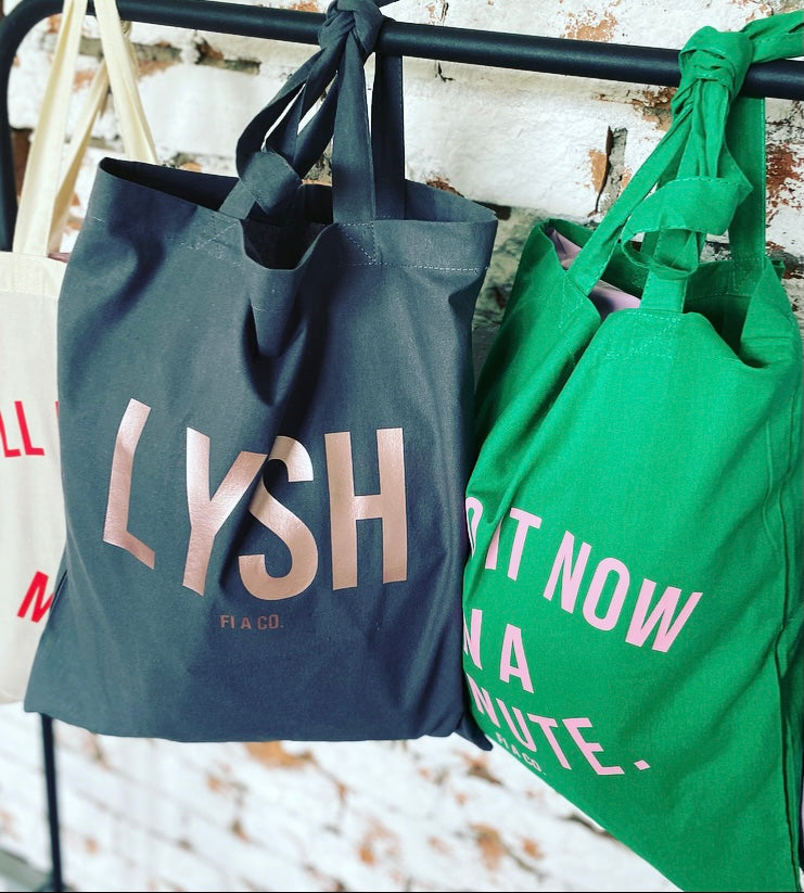 “LYSH” bag