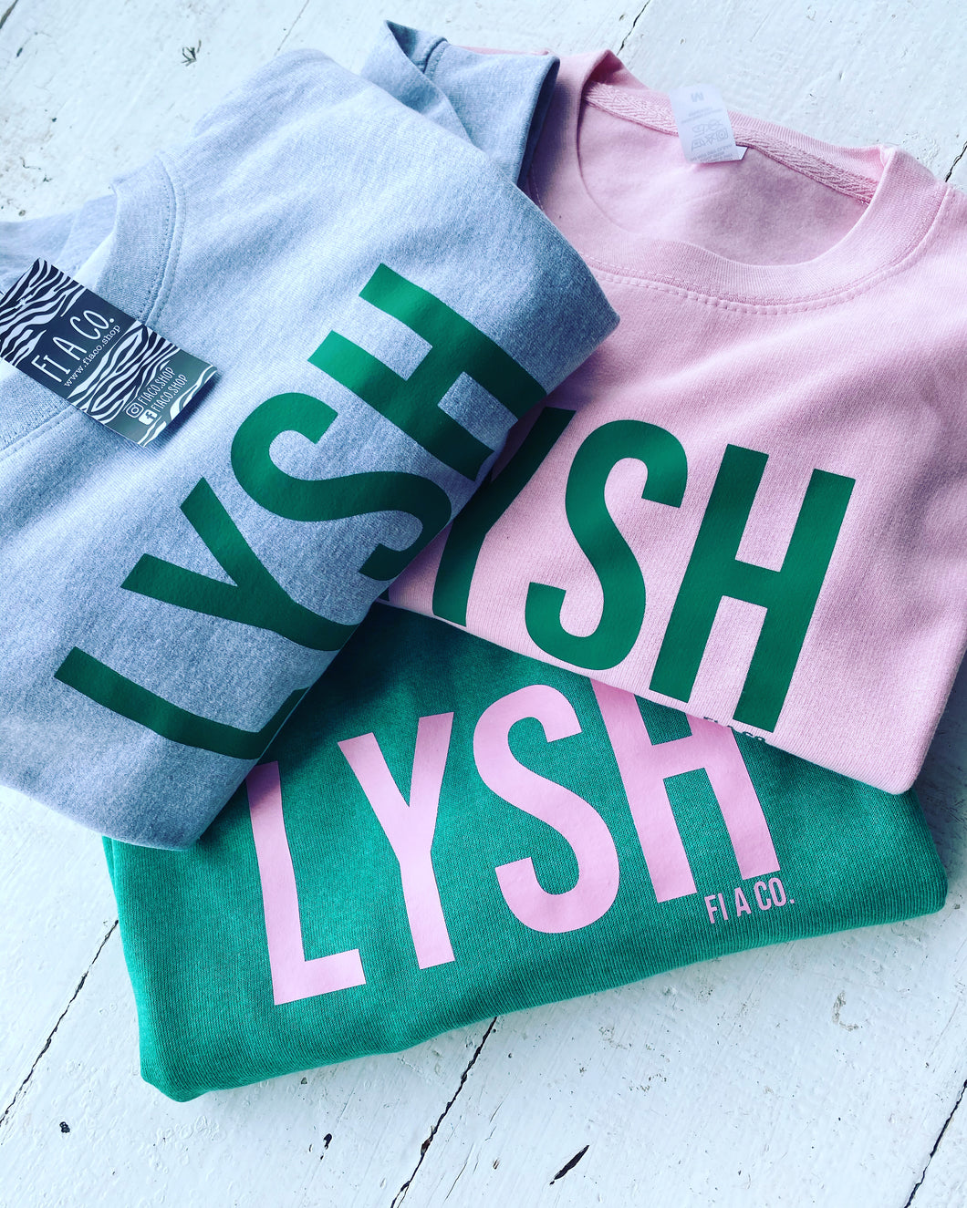 “LYSH” sweater