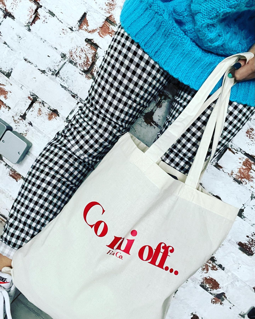 “Co ni off” bag