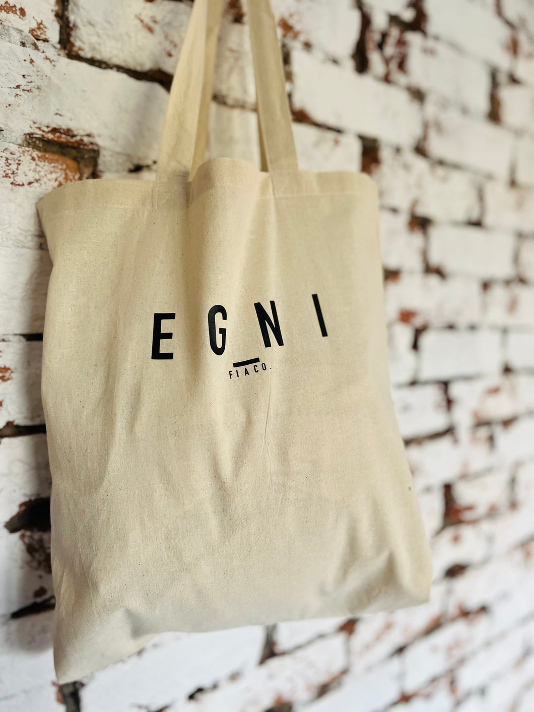 E G N I tote bag