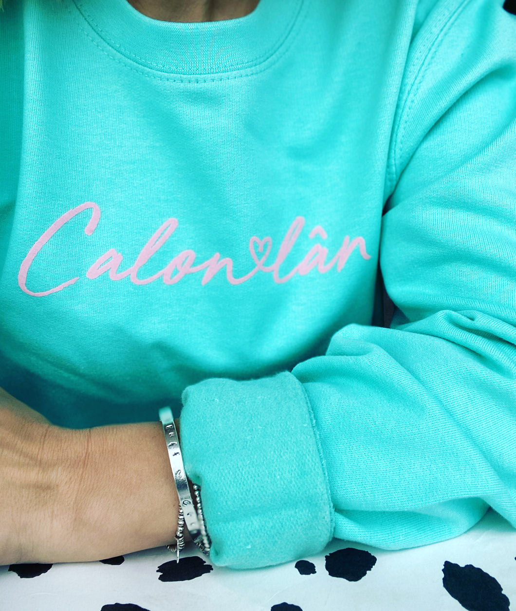 Mint “CALON LÂN” hoodie